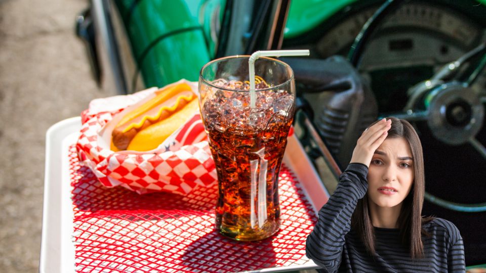 Hot dog y gaseosa. Fuente: producción El Heraldo de México