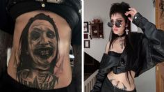 Se quiso tatuar a Marilyn Manson por 10 mil pesos y se parece a "La Monja" | VIDEO