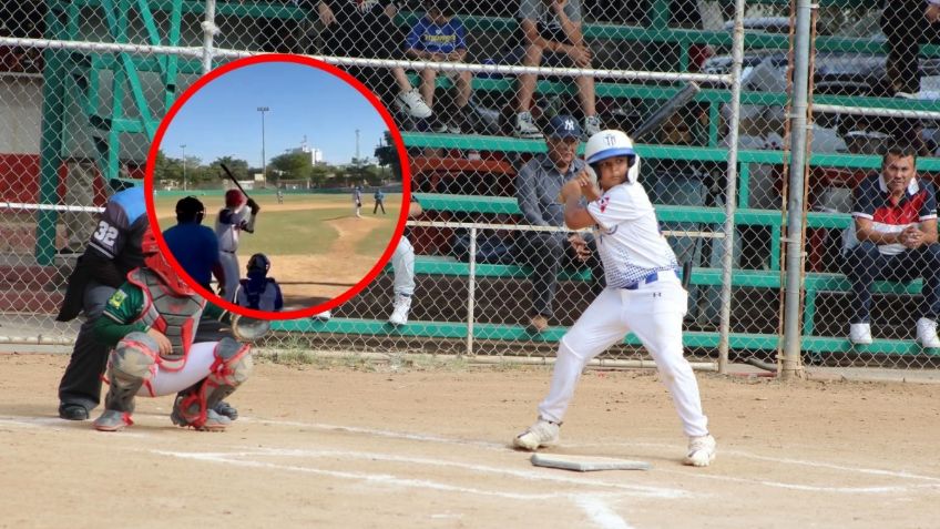 Reportan balacera en Liga de Beisbol Amateur: VIDEO