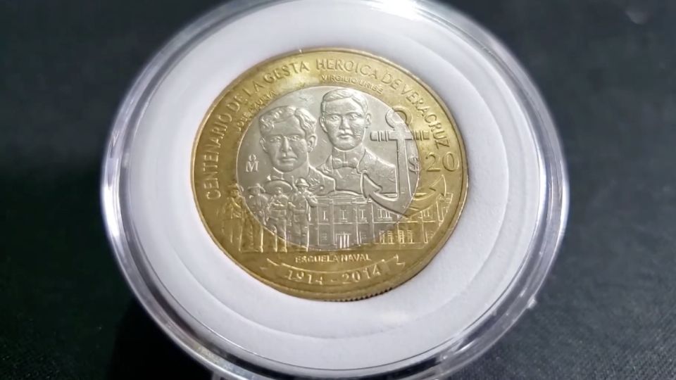 Una de las monedas conmemorativas que valen hasta dos millones de pesos