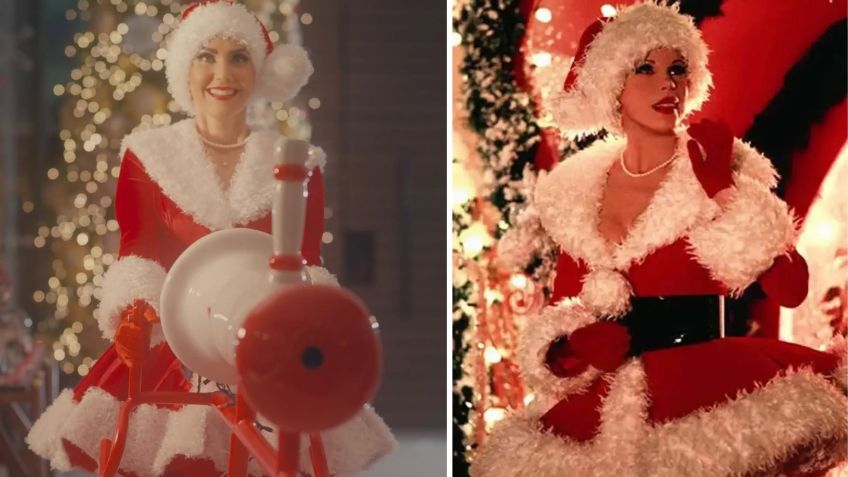 Carolina Rincón grabó un video como Martha May de “El Grinch” y así fue el detrás de cámaras