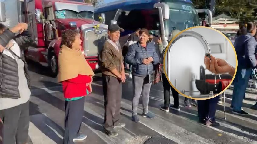 Vecinos de Tlalnepantla bloquean límites del Edomex y GAM, exigen agua | VIDEOS