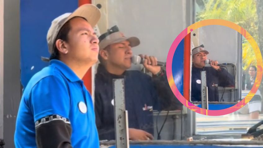 Empleado de Six Flags enamora a los visitantes cantando para hacer: "le late machín su chamba" | VIDEO