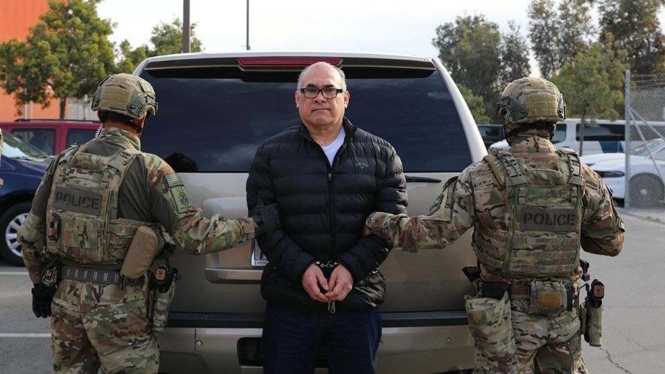 Cardenas Guillen, en la fotografía compartida por las autoridades de Estados Unidos.