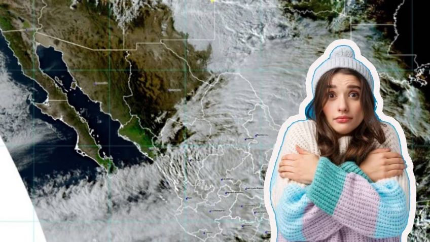 Frente frío 15 azotará al país con temperaturas de hasta -15 grados y lluvias