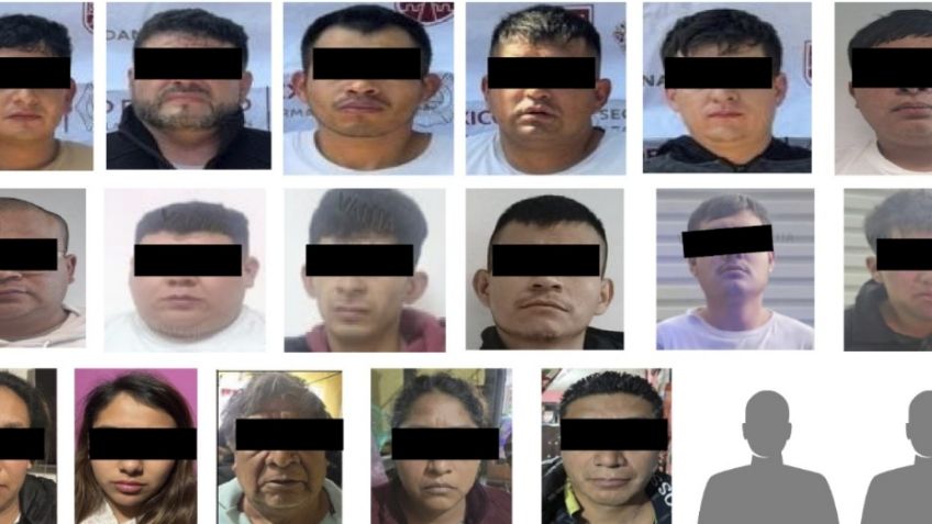 Detienen a 19 personas y aseguran más de 400 dosis de droga en Coyoacán