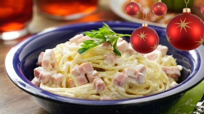 Spaghetti a los tres quesos, la deliciosa receta que puedes hacer en 25 minutos para acompañar el pavo esta Navidad