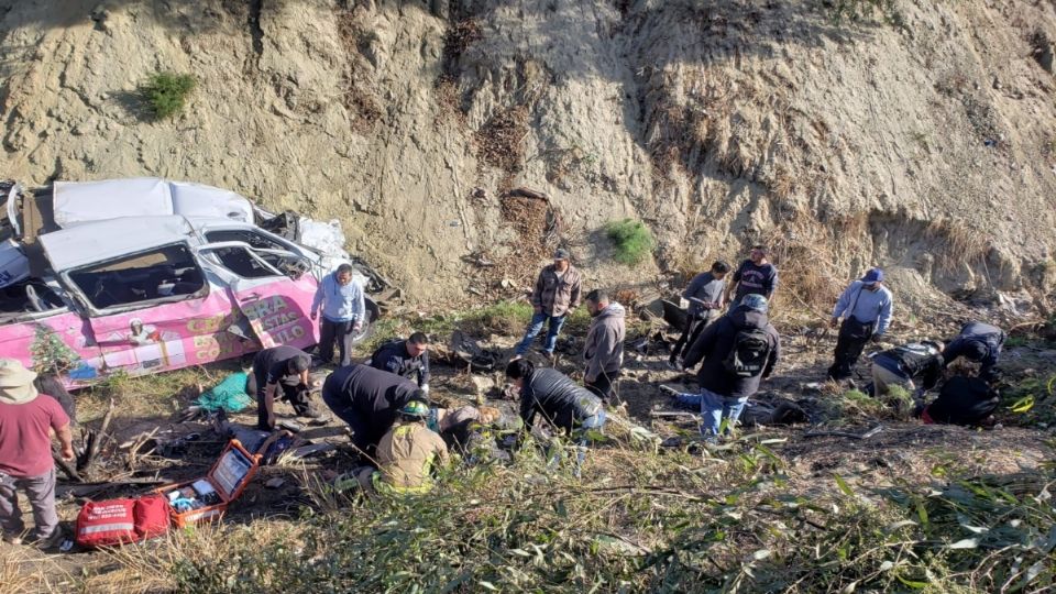 La atención prehospitalaria fue llevada a cabo en coordinación con la Cruz Roja Mexicana.