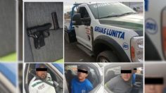 Detienen a tres sujetos por posesión y disparos de arma de fuego