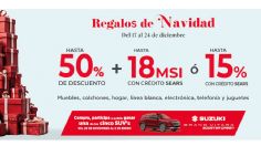 ¡La Navidad llega a Sears con increíbles descuentos y la oportunidad de ganar una camioneta Suzuki Grand Vitara 2024!