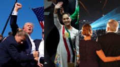 12 fotos que impactaron al mundo en 2024: del intento de asesinato de Trump a la llegada de Sheinbaum a la Presidencia