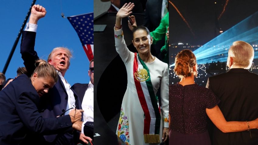 12 fotos que impactaron al mundo en 2024: del intento de asesinato de Trump a la llegada de Sheinbaum a la Presidencia