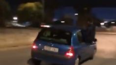 Joven vuelca su auto y asesina a su amigo que iba sentado en la ventana | VIDEO