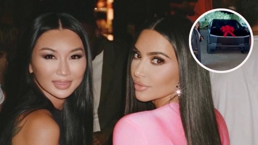 Kim Kardashian consiente a su mejor amiga y le regala una Tesla Cybertruck por su cumpleaños