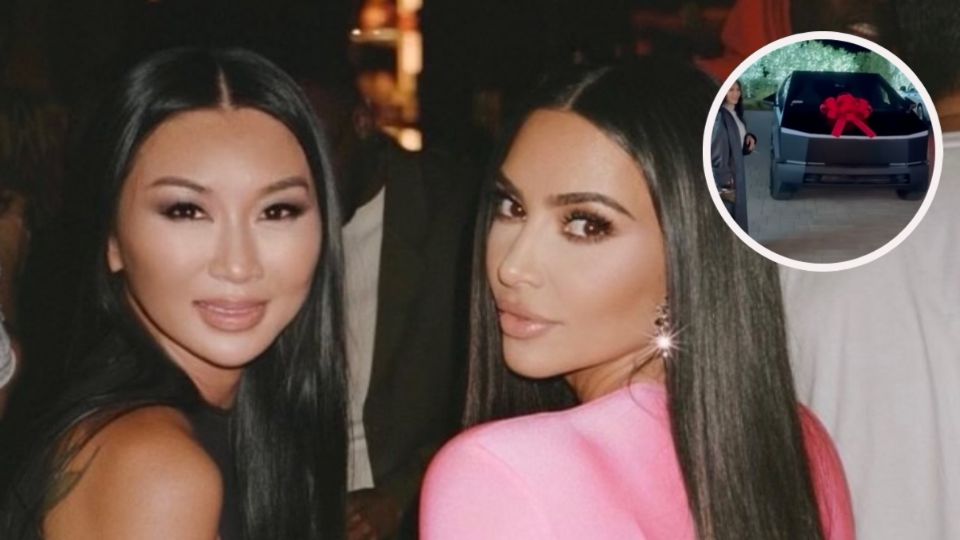 Kim Kardashian consiente a su mejor amiga y le regala una Tesla Cybertruck por su cumpleaños