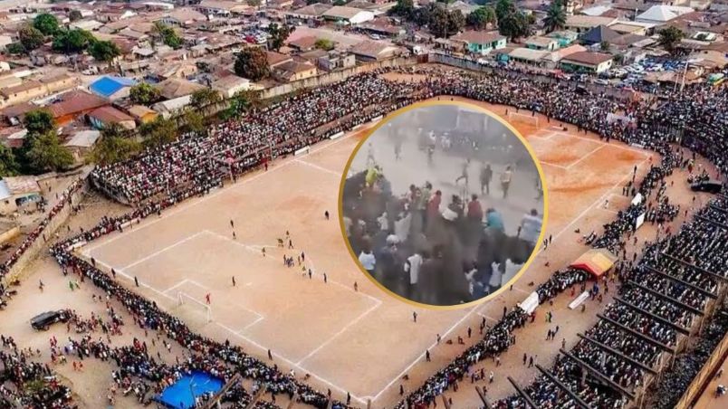 La tragdia sucedió en el Stade du 3 Avril en Guinea.