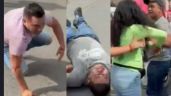 Foto ilustrativa de la nota titulada: Golpean a un bebé y se arma la campal, la pelea termina con un final inesperado | VIDEO