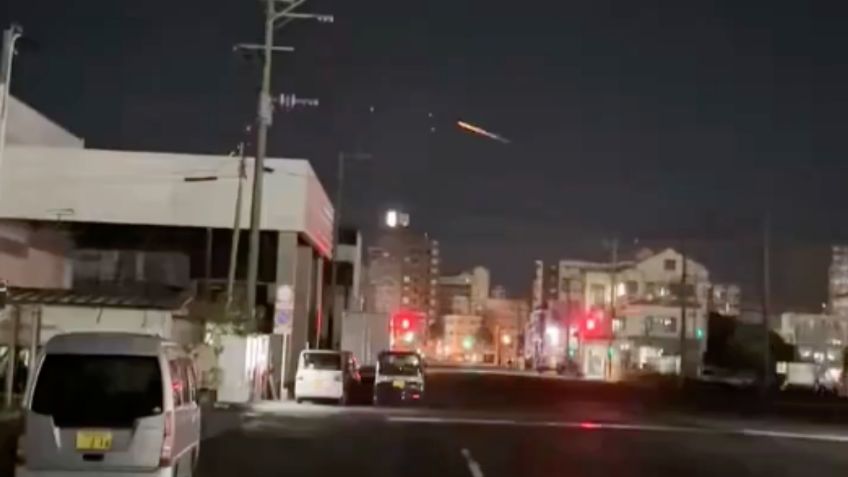 Impresionante meteorito atraviesa el cielo de Japón sorprendiendo a habitantes