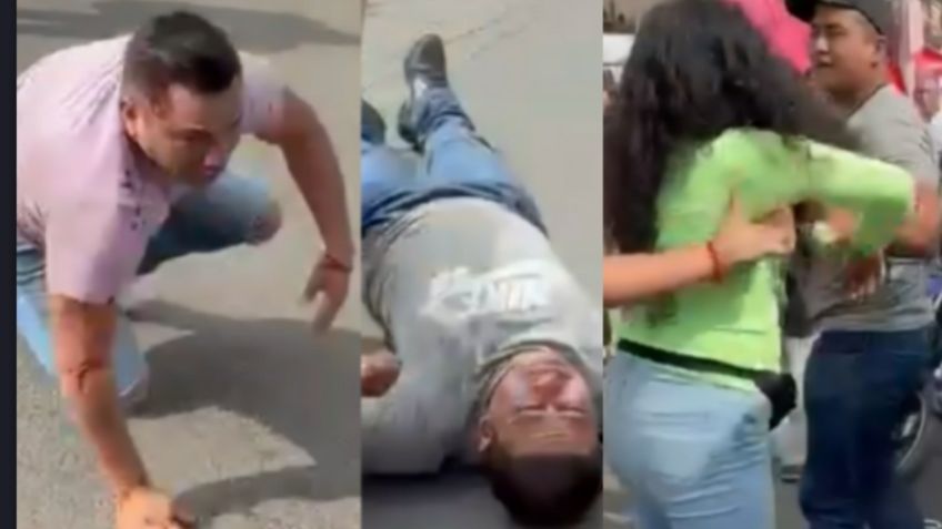 Golpean a un bebé y se arma la campal, la pelea termina con un final inesperado | VIDEO