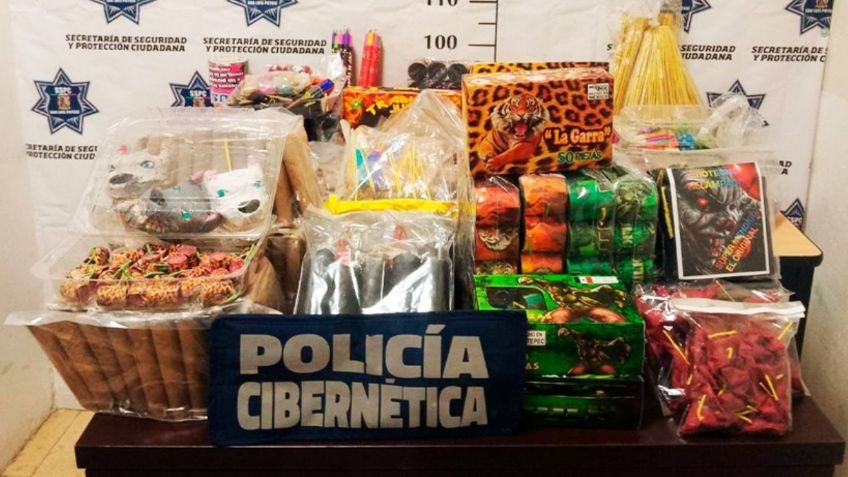 Detienen a un hombre con 30 kilos de pirotecnia de alta peligrosidad, los vendía en su auto