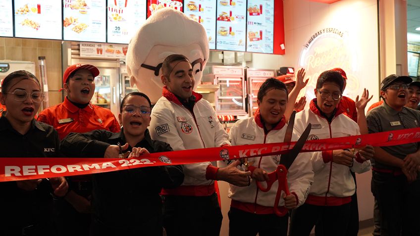 Todo el sabor de KFC llegó a Reforma 222