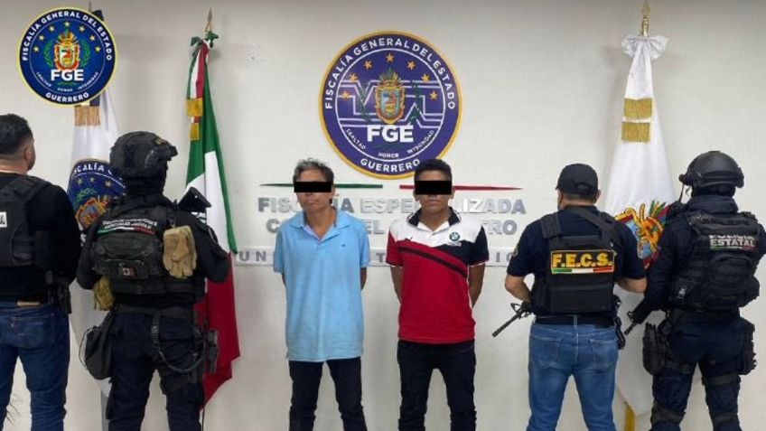 Caen dos presuntos secuestradores en Acapulco