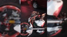 Muere motociclista tras chocar en Iztapalapa y salir proyectado 20 metros