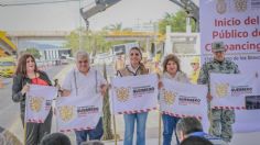 Evelyn Salgado pone en marcha la iluminación con alumbrado solar en Boulevard Chilpancingo-Petaquillas