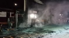 Hombres armados incendian gasolinera y detonan armas de fuego en Cuitzeo, Michoacán