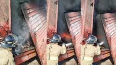 Vagón de tren de Ferromex se incendia en Tepic | VIDEO