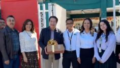 Mario Delgado recorre Centro de Bachillerato Tecnológico Agropecuario en Cajeme