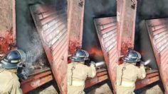 Vagón de tren de Ferromex se incendia en Tepic | VIDEO