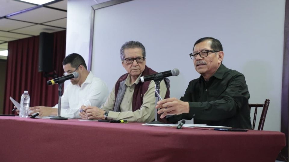 Conferencia de prensa sobre condiciones de seguridad en Sinaloa