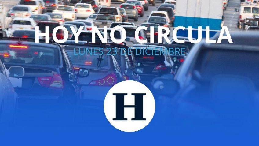 Hoy No Circula: ¿qué autos descansan este lunes 23 de diciembre de 2024 en CDMX y Edomex?