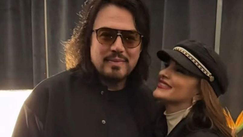 Mariana Seoane estuvo en el concierto de Los Temerarios