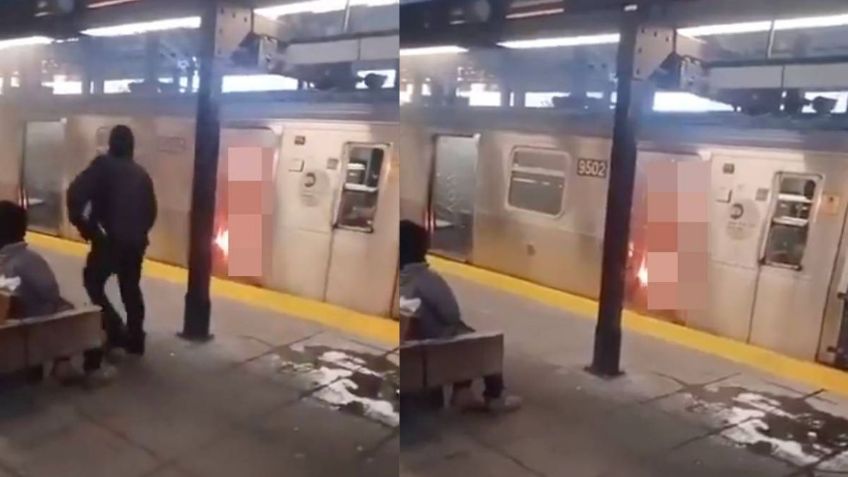 Mujer es quemada viva mientras dormía en el Metro