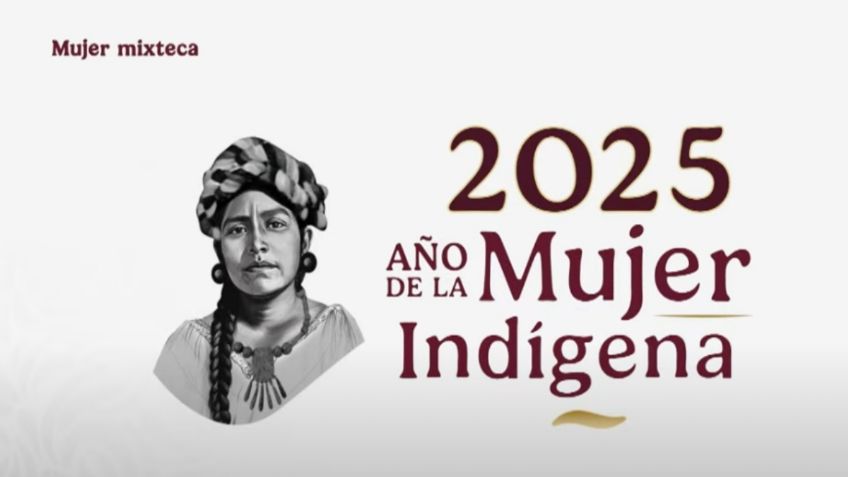 Emblema del Gobierno de México 2025, dedicado a las mujeres indígenas