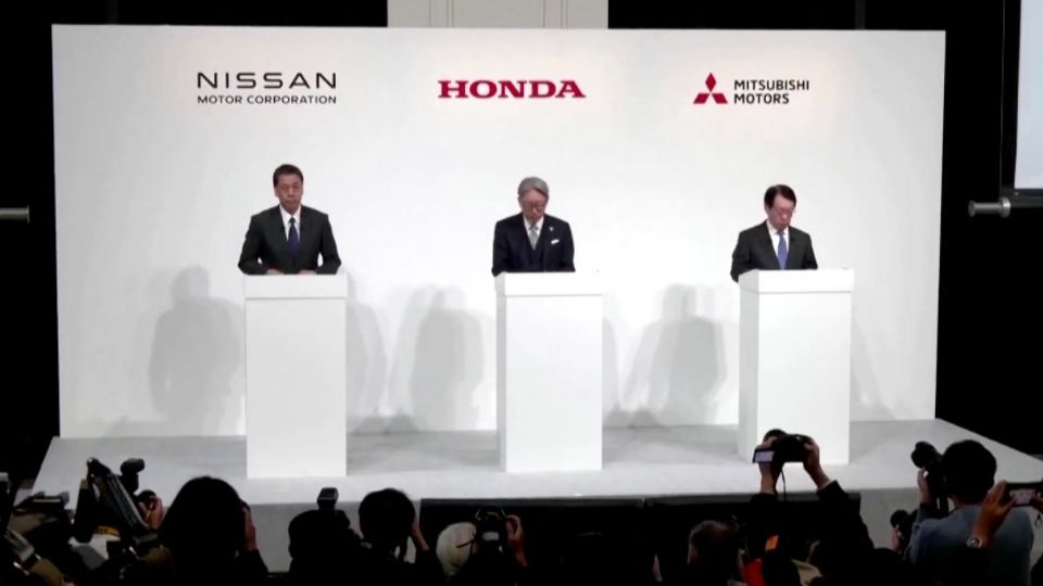 Nissan y Honda anunciaron una fusión.