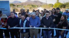 Rocha Moya inaugura carretera de El Limón a El Zapote de los Moya, en Mocorito