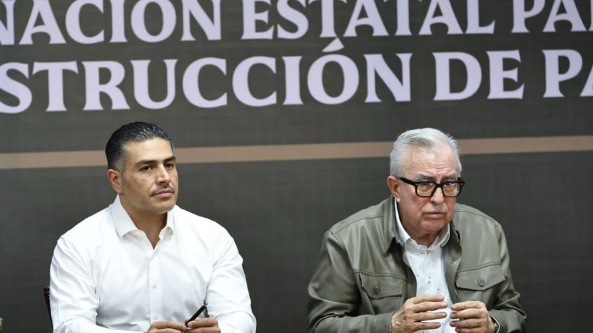 Rubén Rocha encabeza junto con Omar García Harfuch la Mesa para la Construcción de la Paz