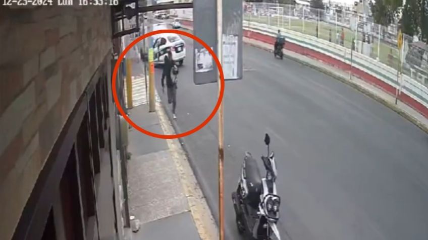 Revelan video del asalto en Tecámac que dejó un policía muerto y otro herido