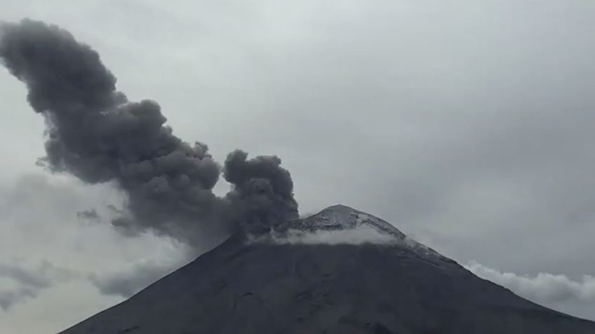 Popocatépetl registra 27 exhalaciones este martes 24 de Diciembre: sigue su actividad EN VIVO