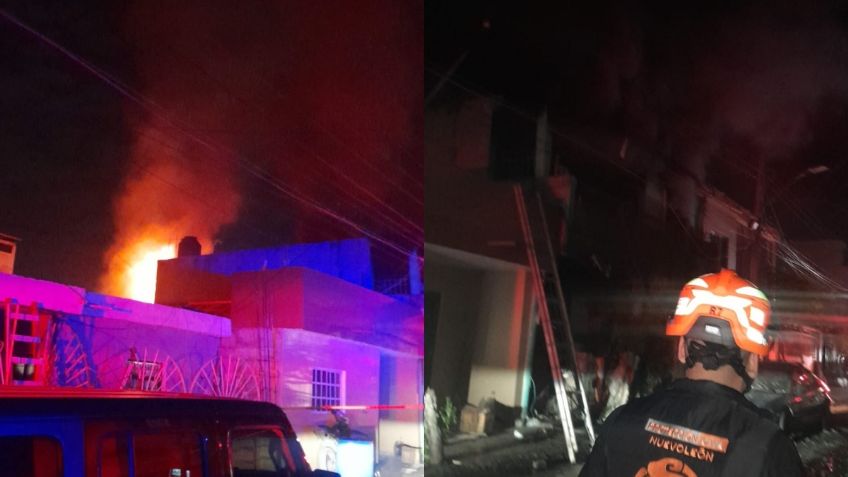 Incendio en una casa en Guadalupe, Nuevo León, deja un muerto y siete personas heridas