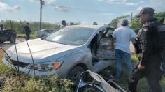 Mueren mujer y niña tras aparatoso choque en carretera de Tamaulipas