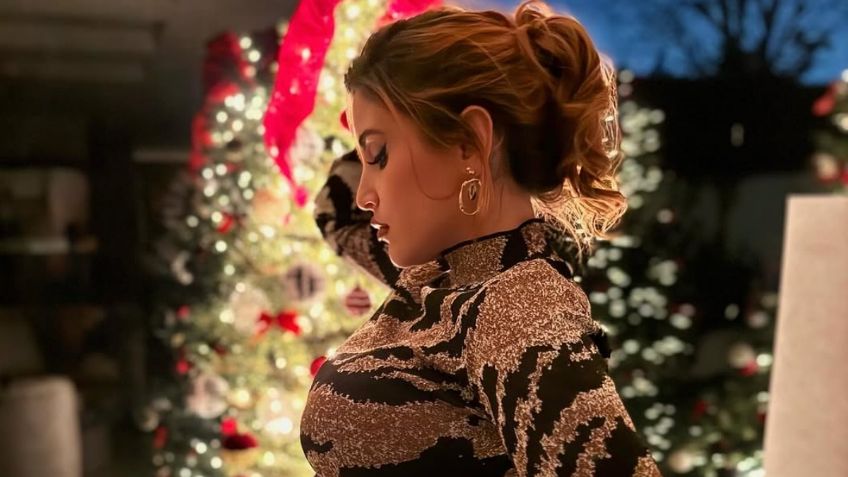 Sofía Rivera comparte su baby bump en Navidad, la conductora está lista para convertirse en mamá