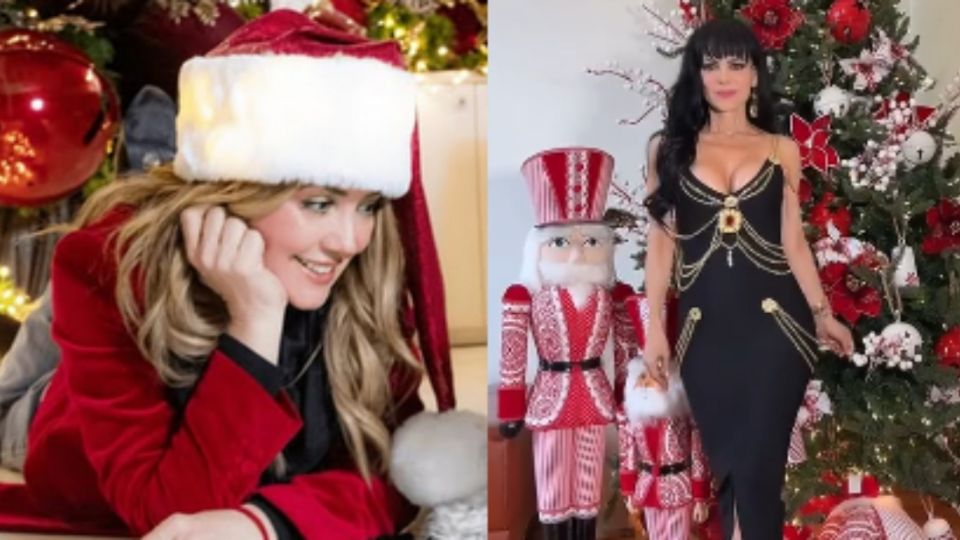 Maribel Guardia y Andrea Legarreta mostraron su gran amor por la Navidad