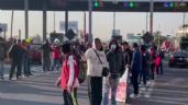 Foto ilustrativa de la nota titulada: Trabajadores de Ecatepec toman la caseta de San Cristóbal en carretera México-Pachuca