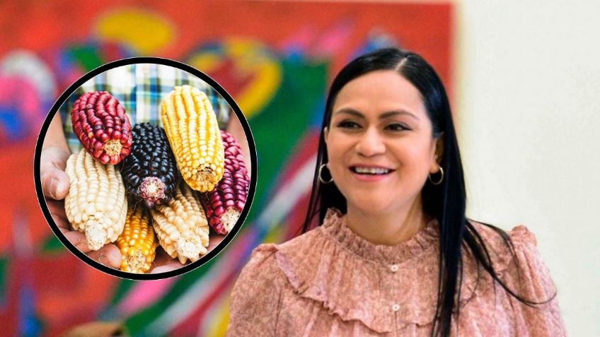 Ariadna Montiel llama a proteger el maíz nativo, "símbolo de nuestra cultura y base de nuestra alimentación"