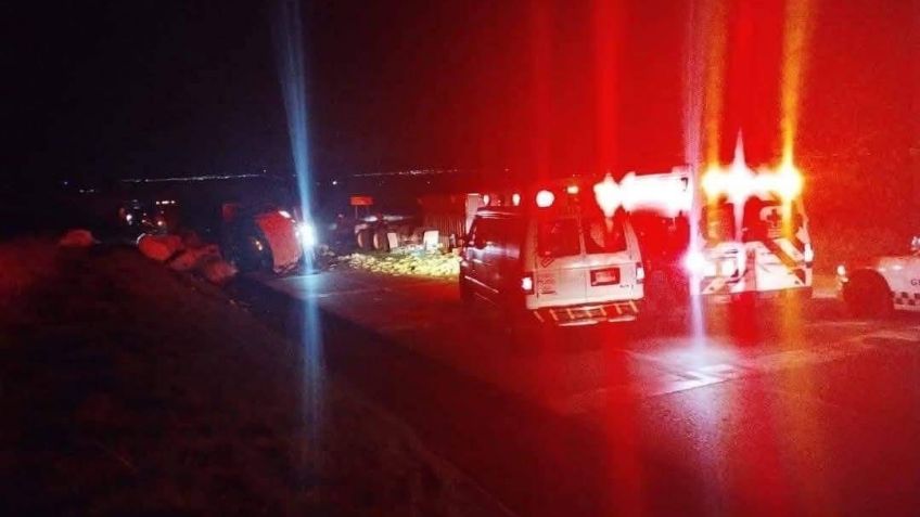 Choque de autobús de pasajeros deja 8 muertos en autopista Perote - Xalapa