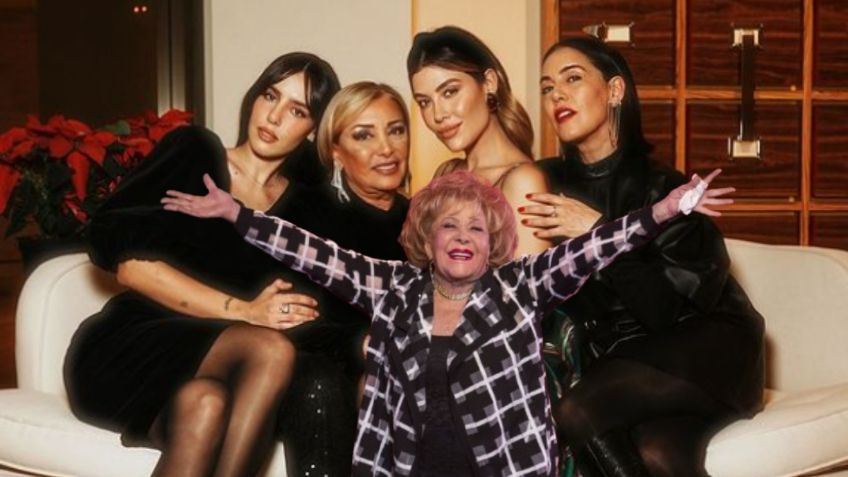 Michelle Salas comparte fotos de su inusual Navidad sin su abuela Silvia Pinal